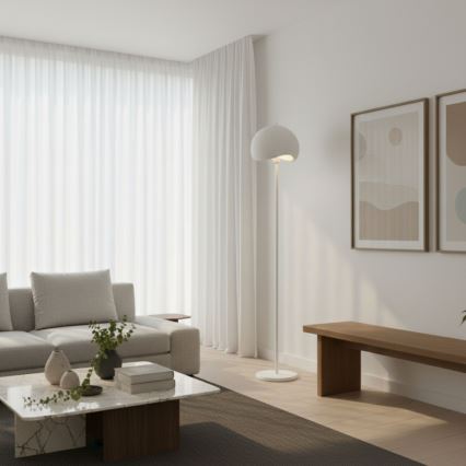 Brilagi - Lattiavalaisin WABI SABI 1xE27/40W/230V valkoinen