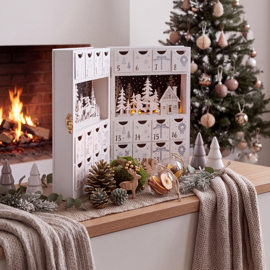BRILAGI - LED-adventtikalenteri LED/2xAA