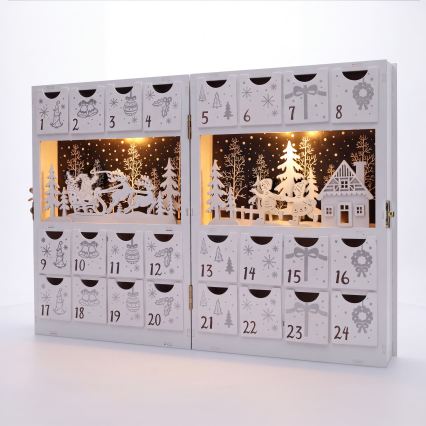 BRILAGI - LED-adventtikalenteri LED/2xAA