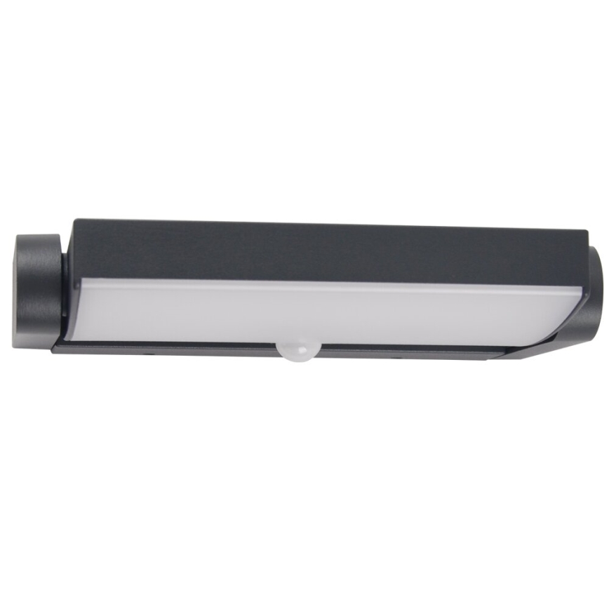 Brilagi - LED-ulkoseinävalaisin liiketunnistimella ANKLE LED/18W/230V 4000K IP65 antrasiitti