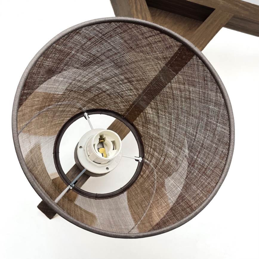 Brilagi - LED Pintakiinnitteinen kattovalaisin ANTHONY 3xE14/40W/230V tammi-pähkinä