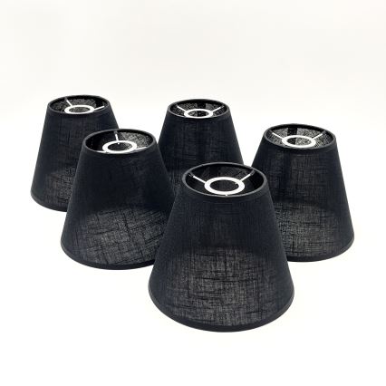 Brilagi - LED Pinta kattokruunu ANTHONY 5xE14/40W/230V tammi-pähkinä/musta