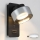 Brilagi - LED AURA LUX seinävalaisin USB-portilla 1xGX53/30W/230V musta/savunharmaa