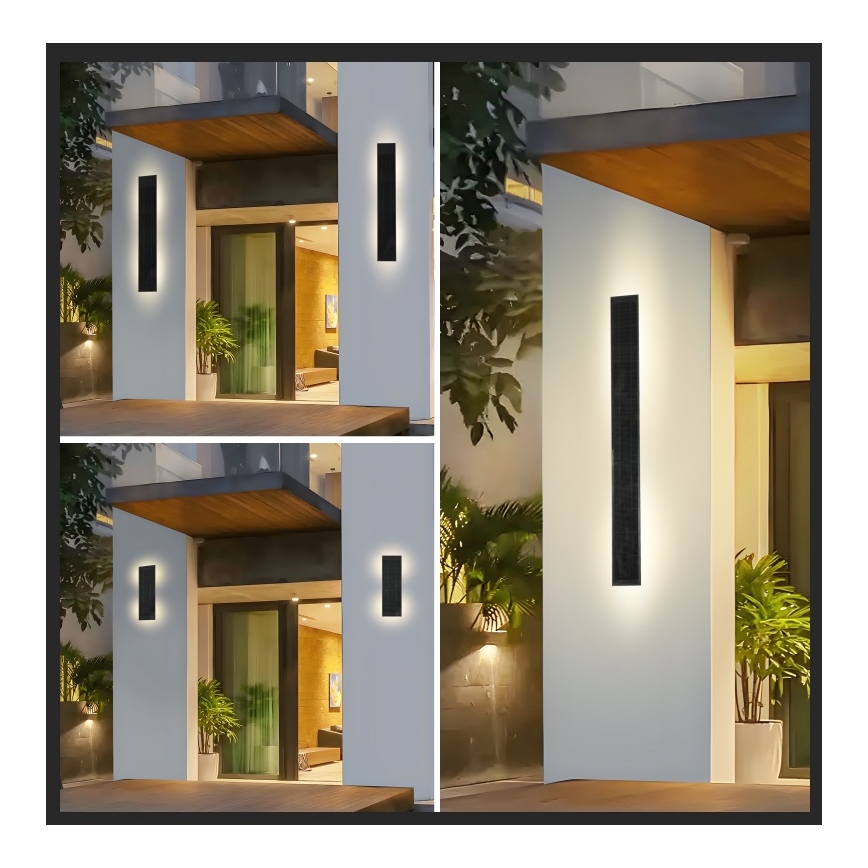 Brilagi - himmennettävä aurinkokennollinen LED-seinävalaisin SUN LED/4W/230V 60 cm 4000 mAh IP44