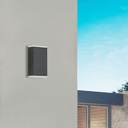 Brilagi - LED-aurinkoseinävalaisin SUN GUARD LED/2W/3,7V 2000 mAh IP45