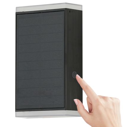 Brilagi - LED-aurinkoseinävalaisin SUN GUARD LED/2W/3,7V 2000 mAh IP45