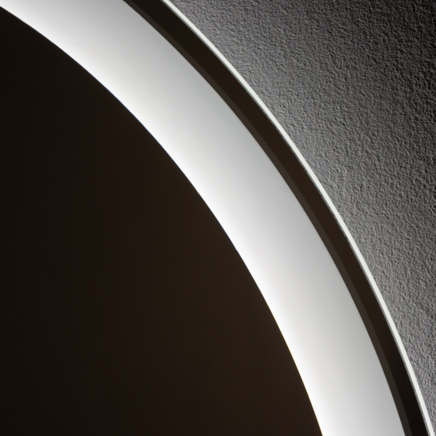 Brilagi - Lämmitetty LED-kylpyhuonepeili AVA PRO LED/18,5W/230V halkaisija 60 cm IP44 CRI 90 himmennettävä + CCT