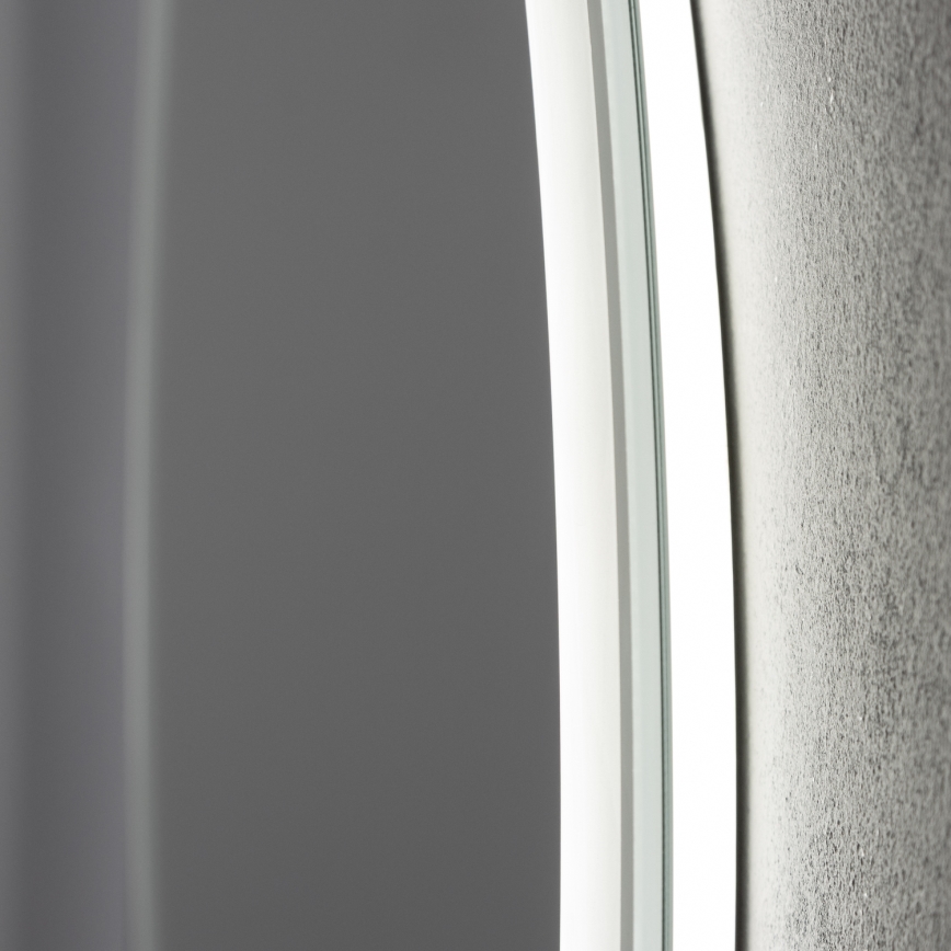 Brilagi - Lämmitetty LED-kylpyhuonepeili AVA PRO LED/18,5W/230V halkaisija 60 cm IP44 CRI 90 himmennettävä + CCT