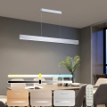 Brilagi - LED Dimmerbare hanglamp SLEEKLINE SMART LED/40W/230V 3000-6000K Wi-Fi Tuya argent + télécommande