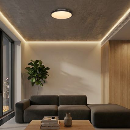 Brilagi - LED-himmennettävä kattovalaisin FANCIA LED/48W/230V 3000-6500K halkaisija 39 cm hopea + kaukosäädin