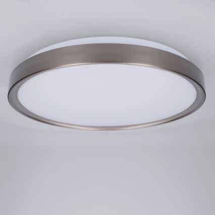 Brilagi - LED-himmennettävä kattovalaisin FANCIA LED/48W/230V 3000-6500K halkaisija 39 cm hopea + kaukosäädin