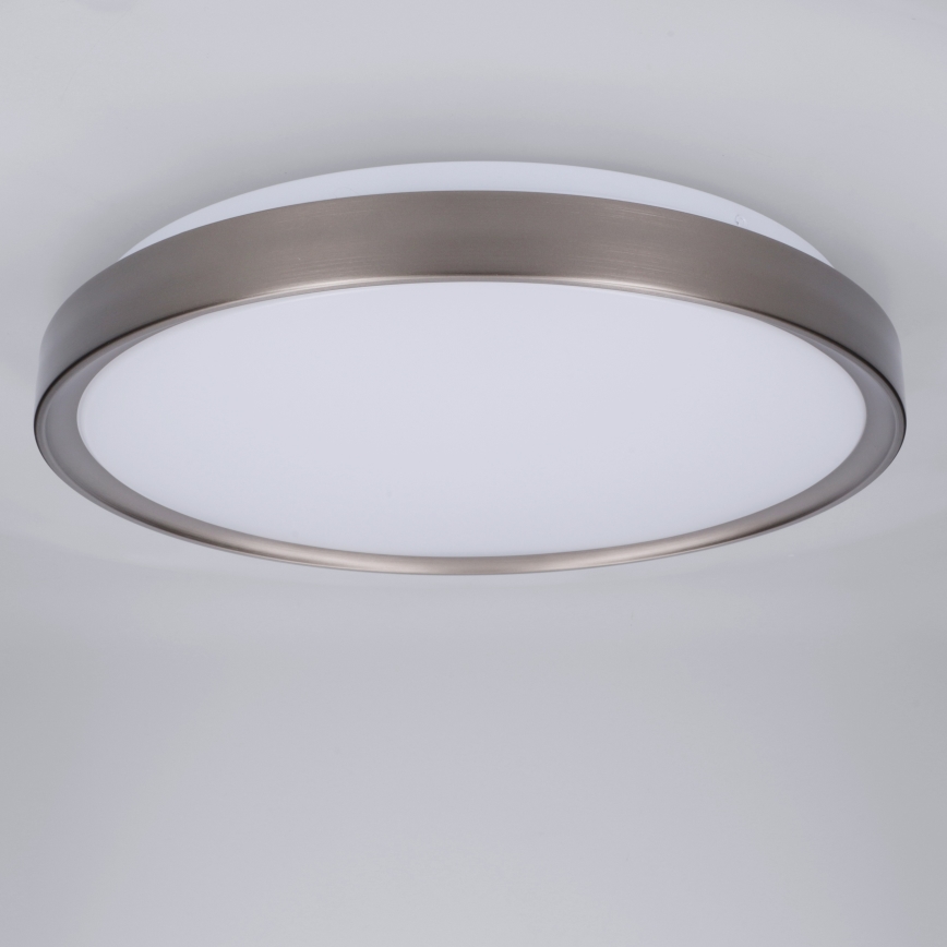 Brilagi - LED-himmennettävä kattovalaisin FANCIA LED/48W/230V 3000-6500K halkaisija 39 cm hopea + kaukosäädin
