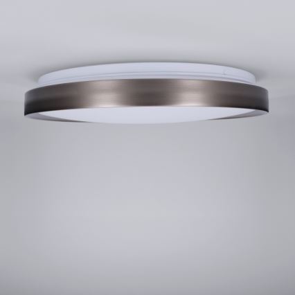 Brilagi - LED-himmennettävä kattovalaisin FANCIA LED/48W/230V 3000-6500K halkaisija 39 cm hopea + kaukosäädin