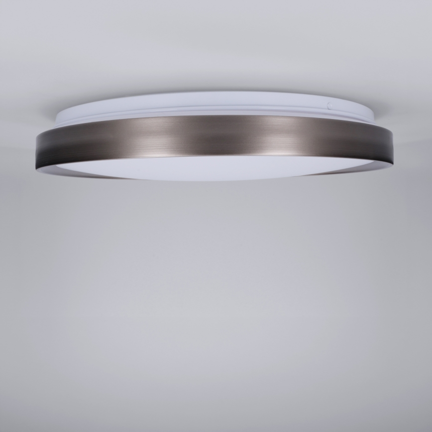 Brilagi - LED-himmennettävä kattovalaisin FANCIA LED/48W/230V 3000-6500K halkaisija 39 cm hopea + kaukosäädin