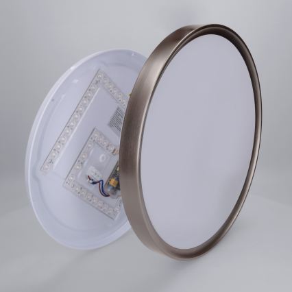 Brilagi - LED-himmennettävä kattovalaisin FANCIA LED/48W/230V 3000-6500K halkaisija 39 cm hopea + kaukosäädin