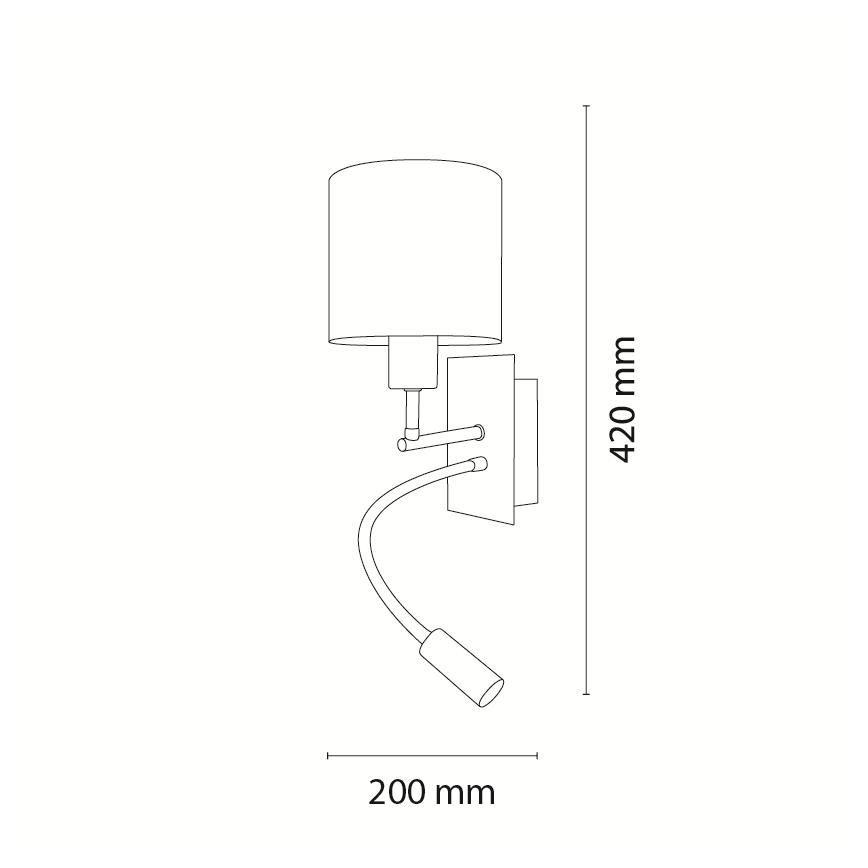 BRILAGI - LED lasten säädettävä seinävalaisin BOBO 1xE27/25W/230V + LED/3W musta/valkoinen/sininen/nallekuvio