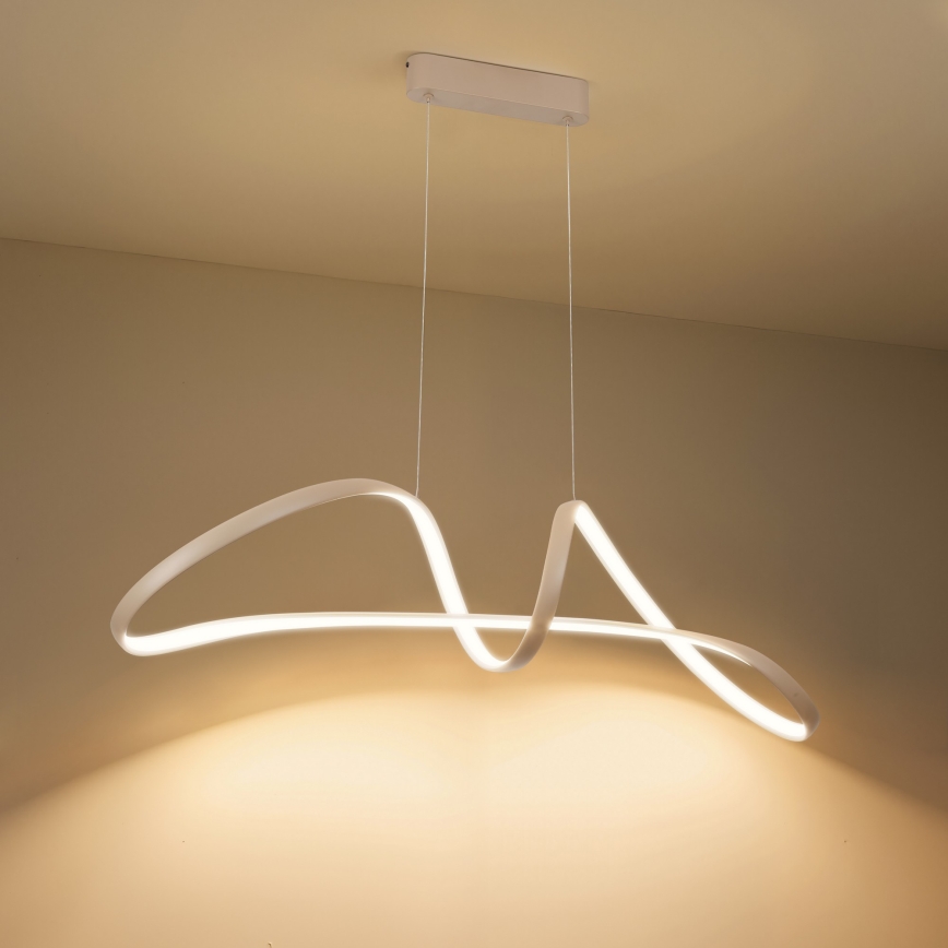 Brilagi - TWISTER LED-himmennettävä riippuvalaisin vaijerilla LED/60W/230V 3000-6000K beige + kaukosäädin