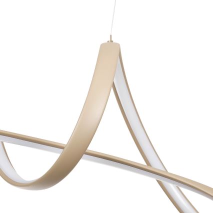 Brilagi - TWISTER LED-himmennettävä riippuvalaisin vaijerilla LED/60W/230V 3000-6000K beige + kaukosäädin