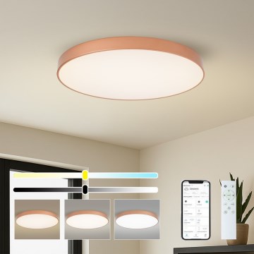 BRILAGI - LED-himennettävä kattavalaisin POOL SMART LED/100W/230V 3000-6000K pr. 80 cm Wi-Fi Tuya kuparinvärinen + kaukosäädin