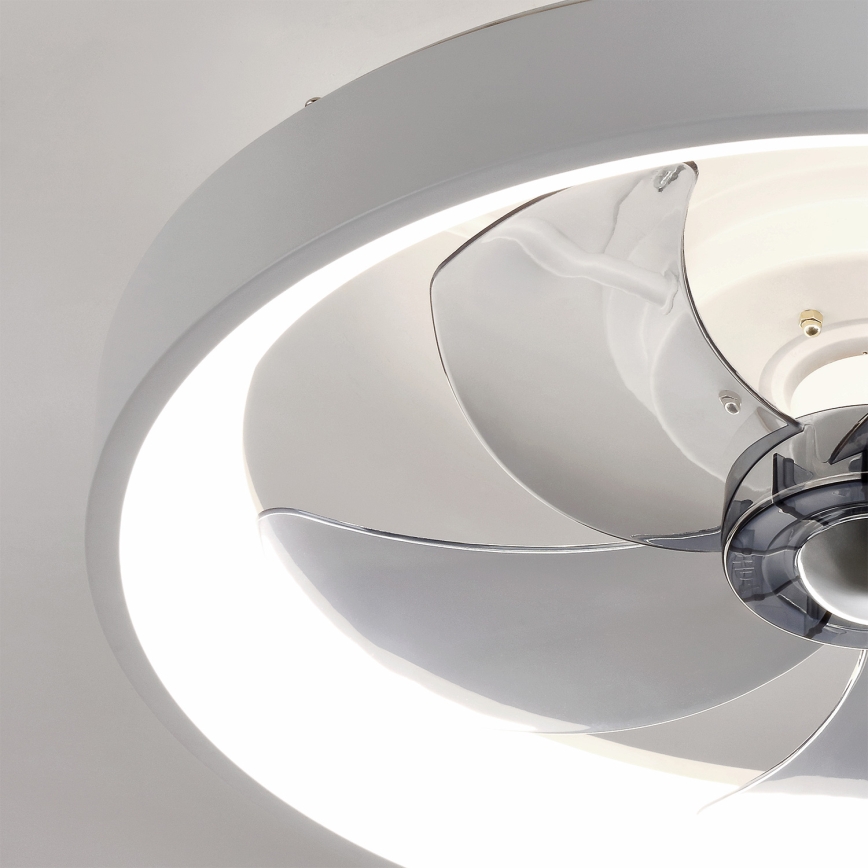 Brilagi - himennettävä LED-kattotuuletin LED/34W/230V halkaisija 50 cm valkoinen + kaukosäädin