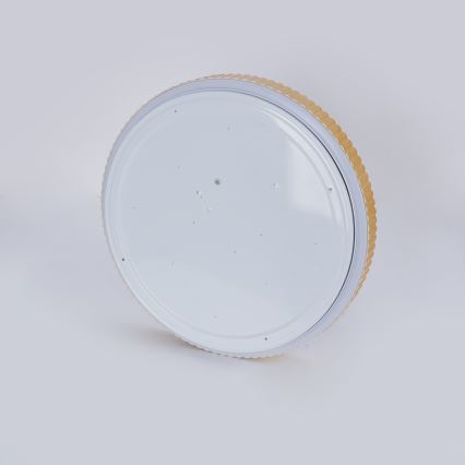Brilagi - LED-himmennettävä kattovalaisin CORVO LED/72W/230V 3000-6000K puukuosi halkaisija 50 cm + kaukosäädin