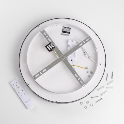 Brilagi - himmennettävä LED-kattovalaisin FALCON II LED/67W/230V 3000-6500K Ø 40 cm musta + kaukosäädin