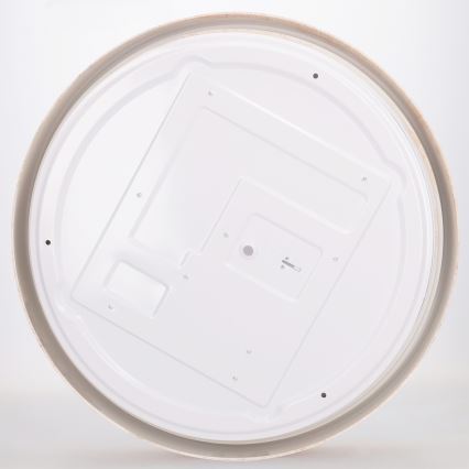 Brilagi - Himmennettävä LED-kattovalaisin FLOCO LED/48W/230V 3000-6500K halkaisija 40 cm puukuvio/musta + kaukosäädin