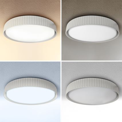 Brilagi - LUCIA LED himmennettävä kattovalaisin LED/48W/230V 3000–6500K Ø 41 cm valkoinen + kaukosäädin