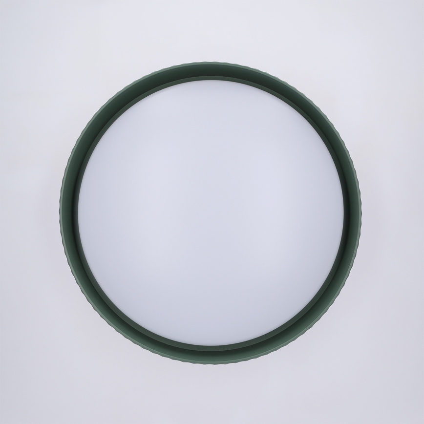 Brilagi - LED-himmennettävä kattovalaisin LUCIA LED/48W/230V 3000-6500K halkaisija 41 cm vihreä + kaukosäädin