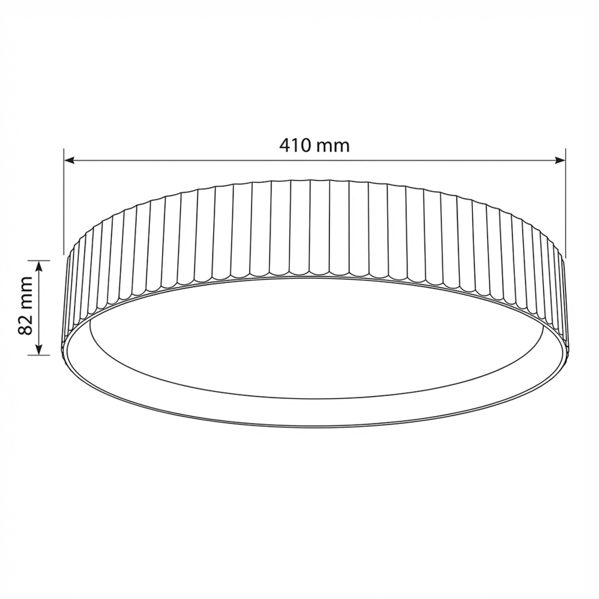 Brilagi - LED-himmennettävä kattovalaisin LUCIA LED/48W/230V 3000-6500K halkaisija 41 cm vihreä + kaukosäädin