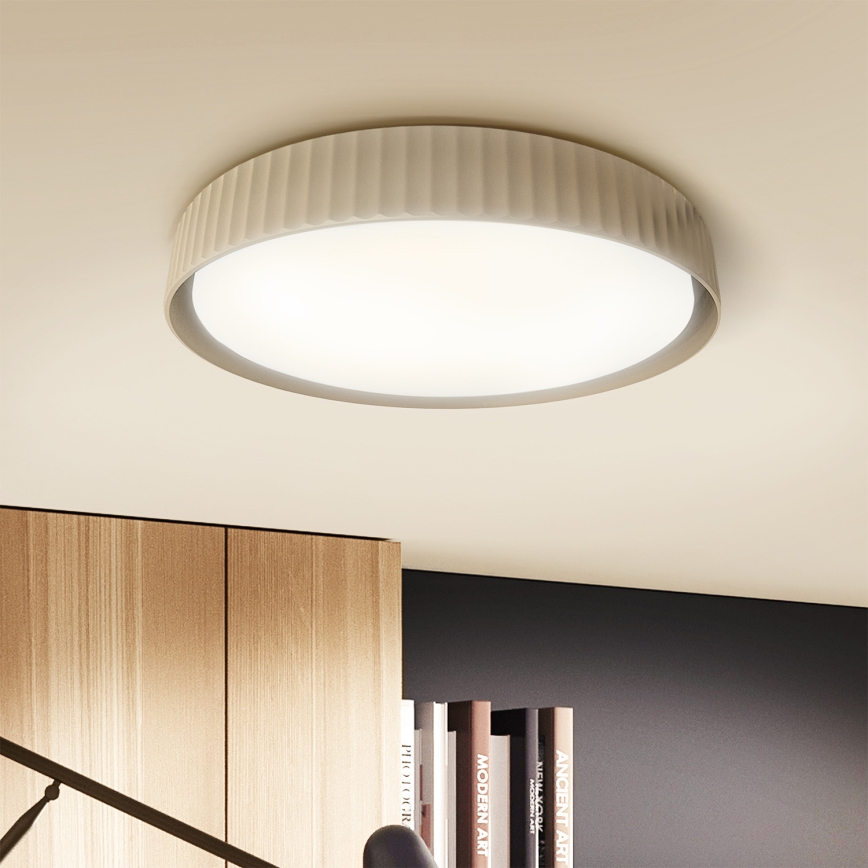 Brilagi - himmennettävä LED-kattovalaisin LUCIA LED/60W/230V 3000–6500K halkaisija 59 cm beige + kaukosäädin
