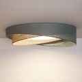 BRILAGI - LED-himennettävä kattovalaisin VELVET TWIST LED/36W/230V 3000-6000K halkaisija 65 cm Wi-Fi Tuya Beacon vihreä/beige + kaukosäädin