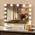 BRILAGI - LED himennettävä meikkipeili HOLLYWOOD LED/15W/230V CCT + USB valkoinen