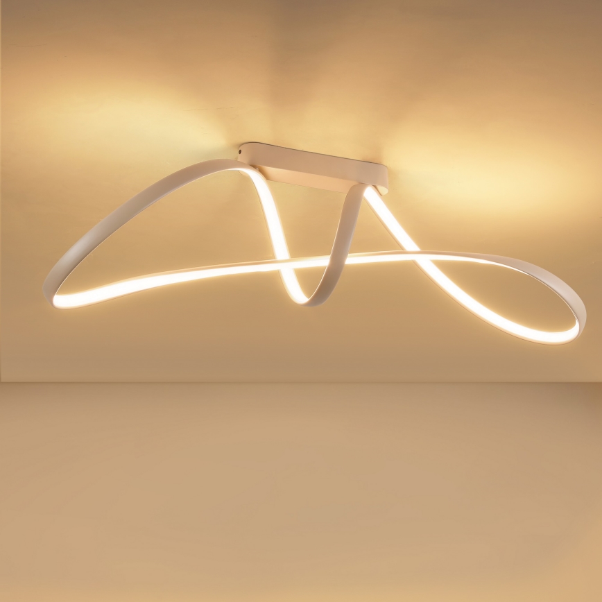 Brilagi - LED himmennettävä pinta-asennettava kattovalaisin TWISTER LED/60W/230V 3000-6000K beige + kaukosäädin