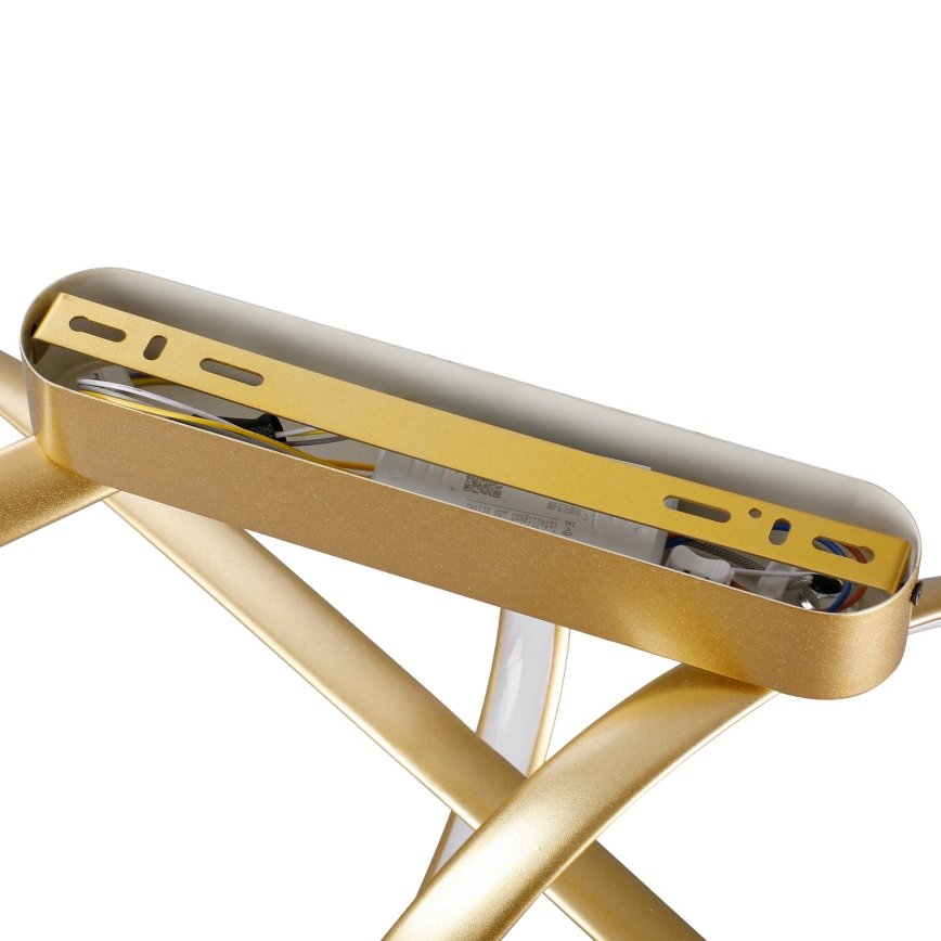 Brilagi - LED himmennettävä pintakiinnitteinen kattovalaisin TWISTER LED/60W/230V 3000-6000K kultainen + kaukosäädin