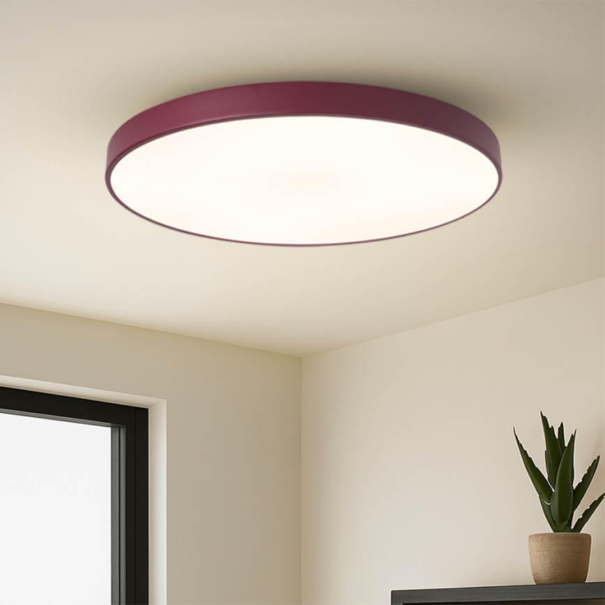 Brilagi - LED himmennettävä valaisin POOL SMART LED/100W/230V halkaisija 80 cm 3000-6000K Wi-Fi Tuya + kaukosäädin burgundinpunainen