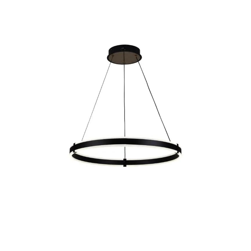 Brilagi - LED-himmennettävä riippuvalaisin vaijerilla CIRCLE LED/85W/230V 3000-6500K Ø 60 cm musta + kaukosäädin
