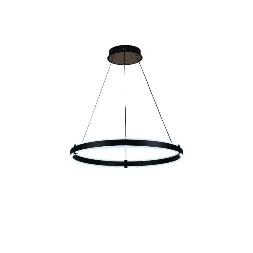 Brilagi - LED-himmennettävä riippuvalaisin vaijerilla CIRCLE LED/85W/230V 3000-6500K Ø 60 cm musta + kaukosäädin