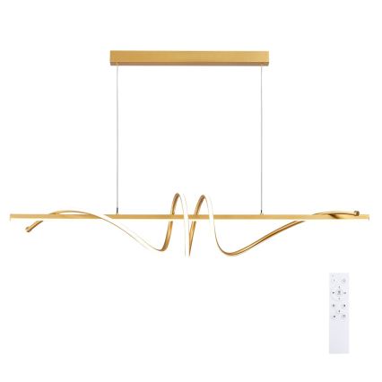 BRILAGI - himmennettävä LED-riippuvalaisin vaijerilla SIGNATURE LED/50W/230V 3000-6000K 120 cm kultainen + kaukosäädin