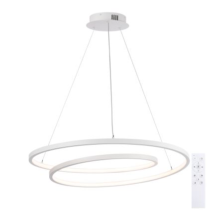 Brilagi - TWISTER himmennettävä LED-riippuvalaisin vaijerilla LED/75W/230V 3000-6000K halkaisija 70 cm valkoinen + kaukosäädin