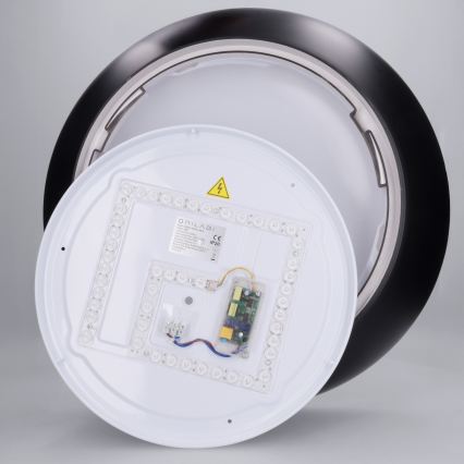 Brilagi - ALVA himmennettävä LED-kattovalaisin LED/48W/230V 3000-6500K halkaisija 51 cm, musta + kaukosäädin
