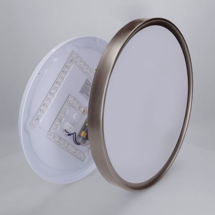 Brilagi - himmennettävä LED-kattovalaisin FANCIA LED/48W/230V 3000–6500K Ø 39 cm antrasiitti + kaukosäädin