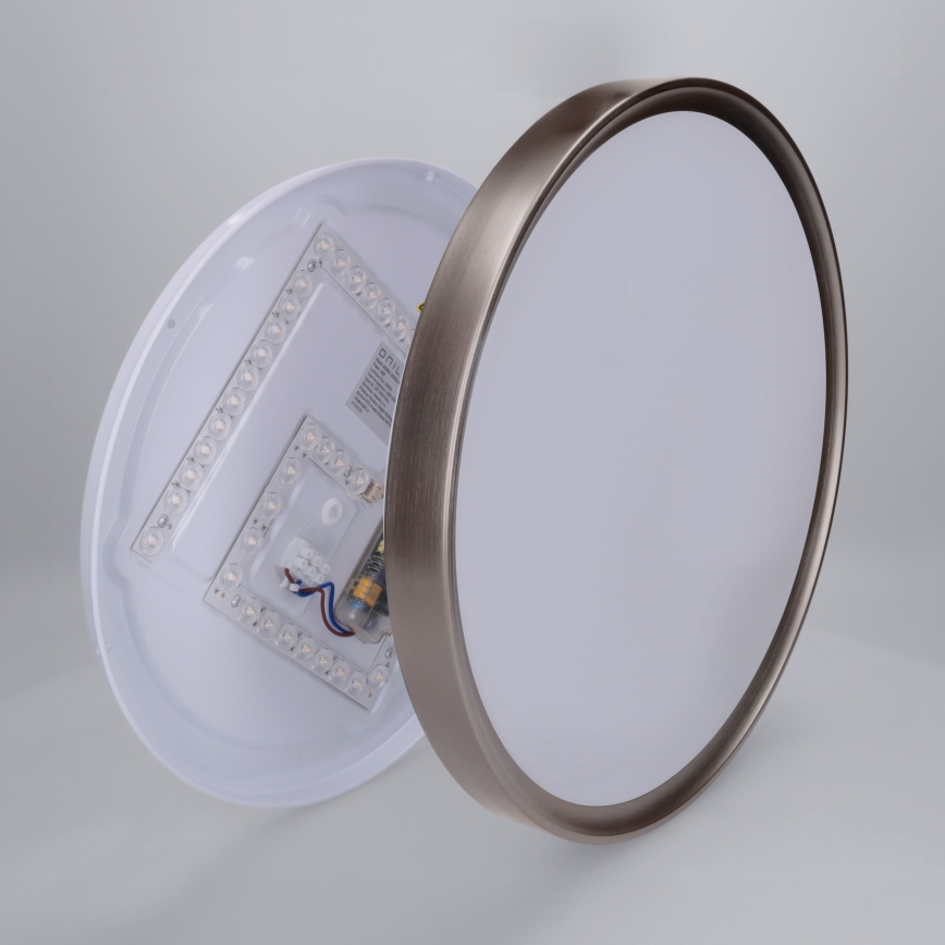 Brilagi - himmennettävä LED-kattovalaisin FANCIA LED/48W/230V 3000–6500K Ø 39 cm antrasiitti + kaukosäädin