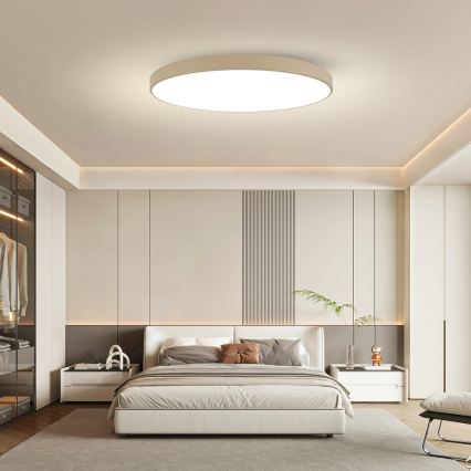 Brilagi - LED-himmennettävä kattovalaisin POOL SMART LED/180W/230V 3000-6000K 120 cm beige Wi-Fi Tuya + kaukosäädin