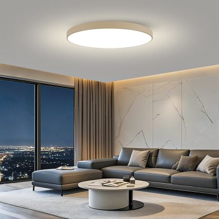 Brilagi - LED-himmennettävä kattovalaisin POOL SMART LED/180W/230V 3000-6000K 120 cm beige Wi-Fi Tuya + kaukosäädin