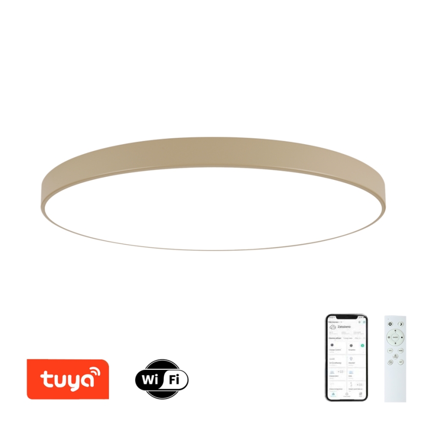 Brilagi - LED-himmennettävä kattovalaisin POOL SMART LED/180W/230V 3000-6000K 120 cm beige Wi-Fi Tuya + kaukosäädin