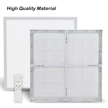 Brilagi - Himmeable Kylpyhuoneen Kattovalaisin FRAME SMART LED/50W/230V 60x60 cm 3000-6000K IP44 Valkoinen + Kauko-ohjain