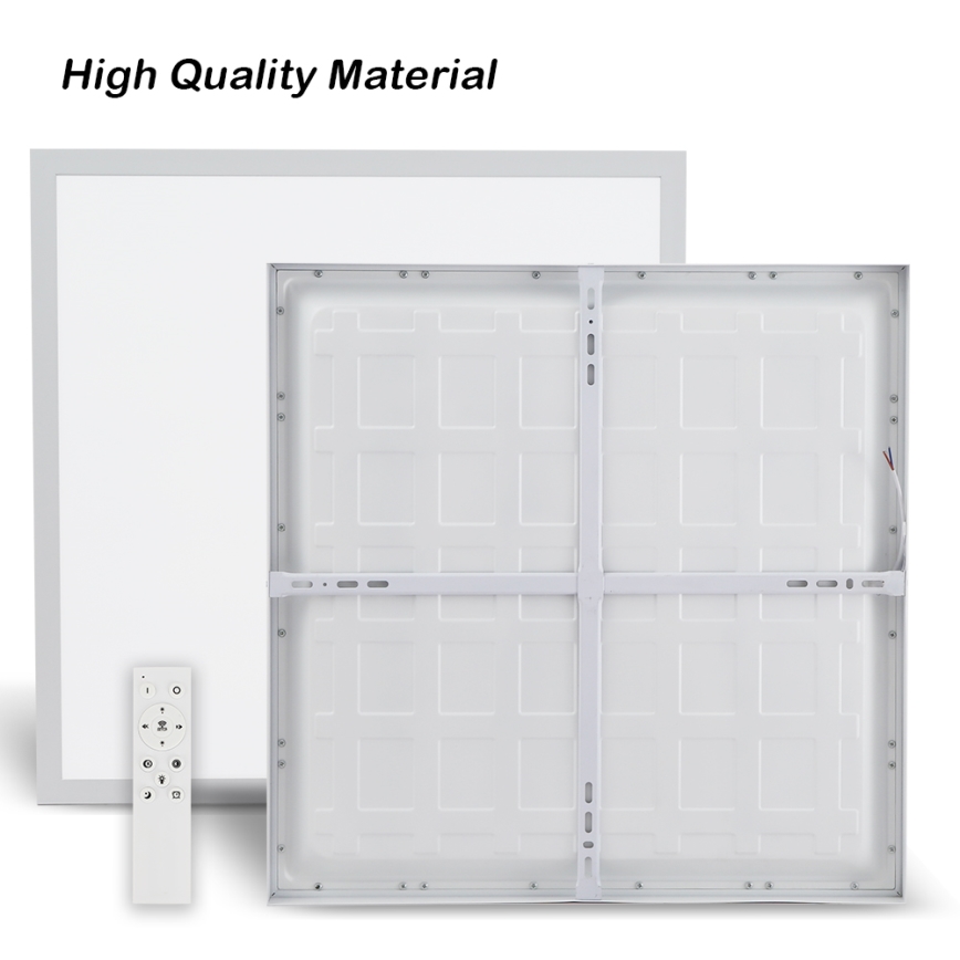 Brilagi - Himmeable Kylpyhuoneen Kattovalaisin FRAME SMART LED/50W/230V 60x60 cm 3000-6000K IP44 Valkoinen + Kauko-ohjain