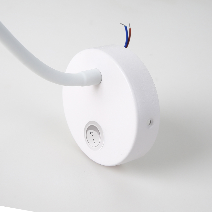 Brilagi - LED Himmennettävä joustava seinälamppu MAYA 1xG9/4W/230V valkoinen/kulta 2700-6500K Wi-Fi Tuya