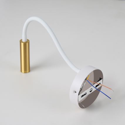 Brilagi - LED Himmennettävä joustava seinälamppu MAYA 1xG9/4W/230V valkoinen/kulta 2700-6500K Wi-Fi Tuya